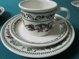 Portmeirion England Cup Saucer Trio Botanical Flowers Herbs PICK1 - £50.21 GBP