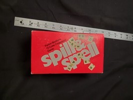 Vintage 1972 Parker Brothers Spill and Spell 15 Cube Crossword Game - £6.02 GBP