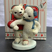 Good Friends Always Stick Together - Coca-Cola Polar Bears Cubs Figurine... - £9.51 GBP