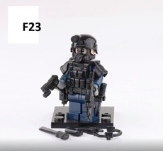 Swat Police Minifigure - Custom Figure - £3.81 GBP