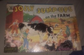 VINTAGE 1940 POP-UP BOOK &quot;THE JOLLY JUMP-UPS ON THE FARM&quot; 2921 - £25.74 GBP