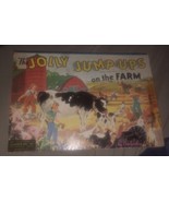VINTAGE 1940 POP-UP BOOK &quot;THE JOLLY JUMP-UPS ON THE FARM&quot; 2921 - £26.14 GBP