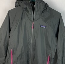 Patagonia H2No Hooded Rain Jacket Women’s Small Full Zip Gray Nylon Ligh... - £63.75 GBP
