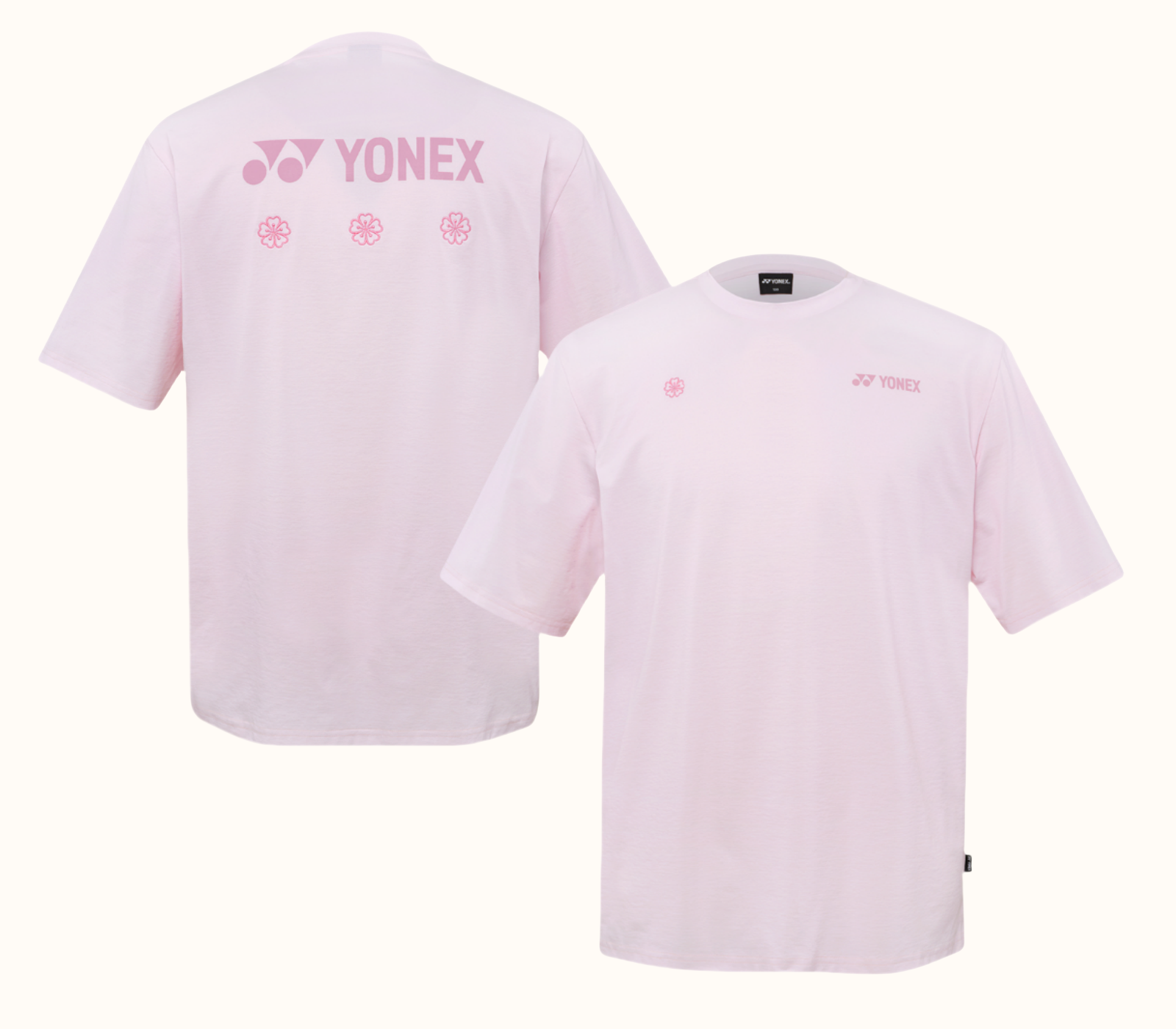 YONEX 25S/S Unisex Badminton T-Shirts Sports Casual Top Tee Pale Pink 25... - $66.87
