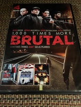 1,000 Times More Brutal/The Red Corvette/Extreme Honor/Tunnel Vision DVD 4 films - £5.96 GBP