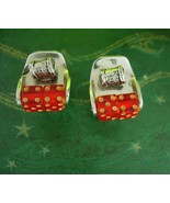 Moveable dice Cuff links THAT SPIN Craps table Casino Cufflinks Vintage ... - £235.81 GBP