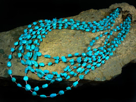 BLUE DJINN CREATIVITY TALENT SUCCESS Turquoise Sterling Necklace izida h... - $333.00