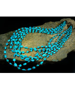 BLUE DJINN CREATIVITY TALENT SUCCESS Turquoise Sterling Necklace izida h... - £262.29 GBP