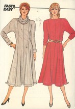 Butterick 3013  Misses Dollman Sleeve Dress Vintage 1984 UNCUT Size 12,1... - £3.19 GBP