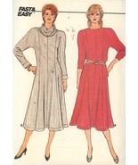 Butterick 3013  Misses Dollman Sleeve Dress Vintage 1984 UNCUT Size 12,1... - £3.14 GBP