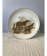 Vintage Plate Cheetah by Hans Arndt, Jewells Gems Hand decorated Fine Ch... - $34.07 CAD