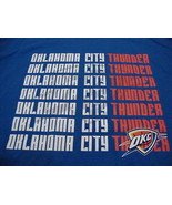 NBA Oklahoma City Thunder National Basketball OKC Fan Blue T Shirt XL - £11.61 GBP