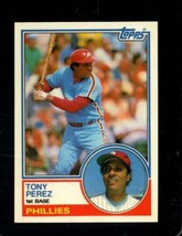 1983 Topps Traded #85 Tony Perez Exmt Phillies Hof Nicely Centered *X97368 - $4.41