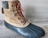 Sorel Mens Cheyanne Leather Upper Duck Lace Waterproof Boots Size 15 NM1... - $96.91