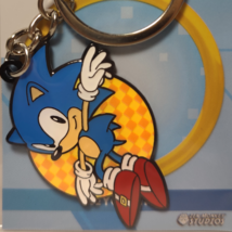 Sonic The Hedgehog Leaping Sonic Keychain Official Sega Collectible Keyring - $16.83