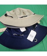2 - Sport RR Bucket Sun Hat Cap Tan &amp; Blue Boonie Fishing Hunting Safari... - €13,53 EUR
