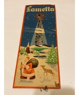 VTG 1950s CHRISTMAS TREE TINSEL SANTA CLAUS LAMETTA PACKAGE WESTERN GERMANY - £31.25 GBP