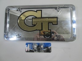 Georgia Tech Metal Tag License Plate Mirror Finish - £17.92 GBP