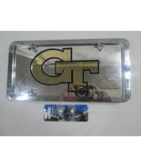 Georgia Tech Metal Tag License Plate Mirror Finish - £17.78 GBP