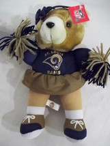 12&quot; NFL St. Louis Rams Cheerleader Plush Bear - NEW with Tag - $223.99 MXN