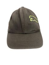 Puma Youth Baseball Hat Cap Black Gray W/ Green Stretch Fit Cat - $9.49