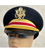 Kingform New York Deluxe Military Army Dress Hat 7 1/4 Banded Eagle Badge - $19.83