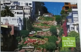 San Francisco Lombard Street, Worlds&#39; Crookedest Street  Postcard 1988, New - £2.35 GBP