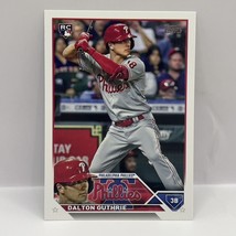 2023 Topps Series 2 Baseball Dalton Guthrie Base RC #398 Philadelphia Phillies - £1.57 GBP