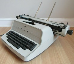 Adler Typewriter Electric 21d Extra Wide Carriage 18&quot; Retro Vintage Ultra Rare - £396.74 GBP
