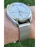 20mm Braided Stainless Mesh Band For Omega Railmaster No Time To Die 007 - $119.00