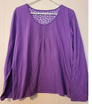 Laura Scott Blouse Top Women&#39;s Size 2XL Long Sleeve Scoop Neck Pullover (AF) - £14.00 GBP