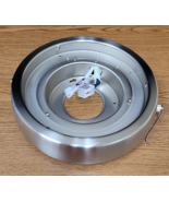 PARTS ONLY-HDC Ashby Park 44&quot; Brushed Nickel Ceiling Fan--LIGHT KIT PAN - $8.90
