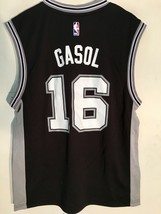 Adidas NBA Jersey San Antonio Spurs Pau Gasol Black sz 2X - £16.80 GBP