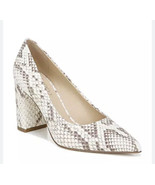 EUC Franco Sarto Womens Palma Animal Print Pumps Dress Block Heels Shoes... - $20.21
