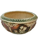 1916 Roseville Donatello Pottery Ceramic Planter Bowl Child &amp; Tree Design - £34.53 GBP