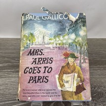 Mrs. &#39;Arris Goes To Paris By Paul Gallico 1958 Hardcover - £34.51 GBP