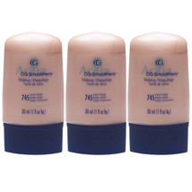 Pack of (3) New CoverGirl Smoothers Liquid Make Up, Warm Beige 745, 1-Ounce - £23.76 GBP