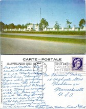 Canada Quebec Motor Court Posted 1959 to Florence Morse Massachusetts Postcard - £7.51 GBP