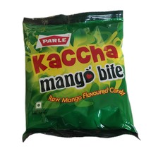 Parle Candy - Kaccha Mango Toffee 100 Pcs New Kaccha Mango Bite Candy 198g - $11.14