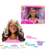 Barbie Doll Styling Head Brown Hair 23 Accessories Star Butterfly Set - $43.11 CAD
