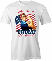 Trump Girl Rosie The Riveter T Shirt Tee Short-Sleeved Cotton Clothing S1WCA665 - $17.24+