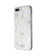 Kate Spade Hardshell Case for iPhone 6 6S 7 8 Plus Hollyhock Floral Whit... - €7,19 EUR