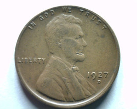 1927-D Lincoln Cent Penny Very Fine / Extra Fine VF/XF Original VF/EF 99c Ship - $8.50