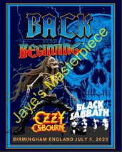 Ozzy Osbourne, back to the beginning wall Art posters 3 ONE-OF-A-KINDS - $7,742.93 MXN