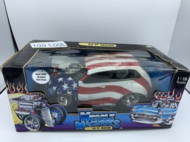 Muscle Machines PT Cruiser Stars and Stripes 1:18 Scale with box!  CA edition.  - £39.92 GBP