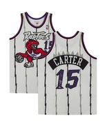 Vince Carter Autographed Toronto Raptors Authentic M&amp;N White Jersey Fana... - £465.42 GBP