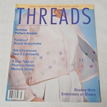 Threads Magazine July 2001 Number 95 Shadow-Work Embroidery on Sheers - £9.69 GBP