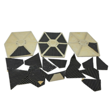 Star Wars 1978 Kenner Vintage Tie Fighter Lot of 3 Wings Stickers - £30.74 GBP