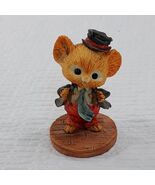 Vintage Enesco Miceville Mr. Shopmouse Shop Mouse man mini miniature fig... - $371.45 MXN