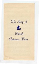 Story of Danish Christmas Plates Brochure Bing &amp; Grondahl and Royal Cope... - $17.82